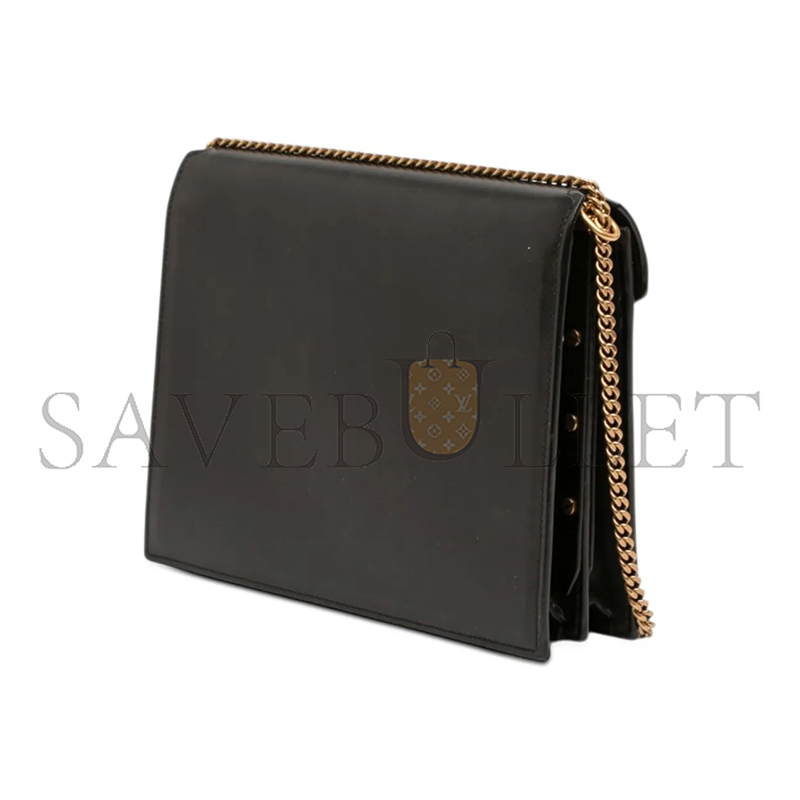 YSL CASSANDRA CHAIN BAG IN SUEDE AND LEATHER 532750 (22*16.5*5.5cm)